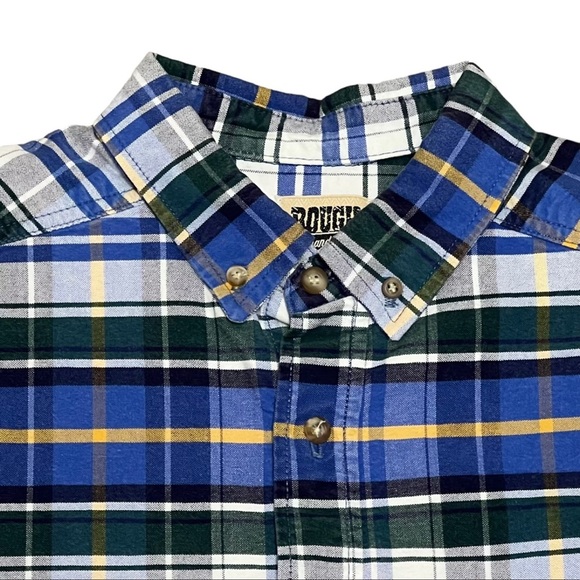 Panhandle Slim Rough Stock Western Button Down Shirt Large 16.5 Long Sleeves - Picture 4 of 13